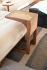 WOOD SIDE TABLE WITH WOVEN CANE DETAIL — Kalalou NABA1008