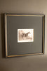 Set of 2 Framed Horses Print Under Glass – image 3