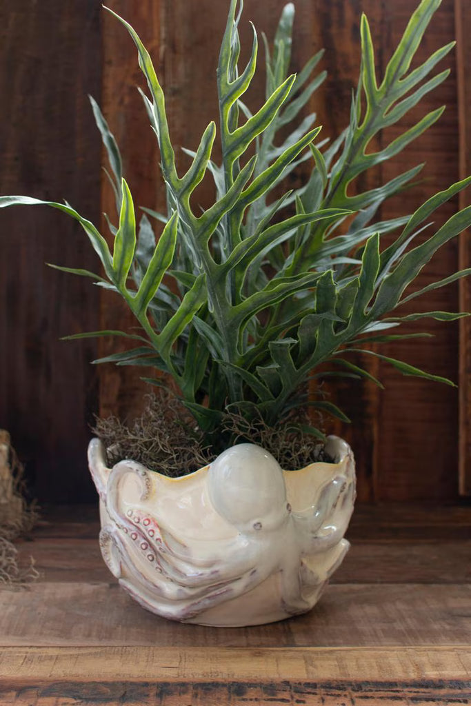 Ceramic Octopus Vase – image 1