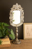 Metal Table Mirror with Pedestal - view 3