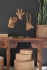 Set of 3 Carved Mango Wood African Animal Heads – image 4