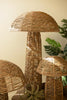 Set of 4 Woven Seagrass Mushrooms – image 7