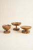 Set of 3 Wooden Compotes - One Each Design – image 4