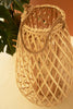 Tall Teardrip Willow Lantern with Glass Insert - Natural 31.5"t – image 3