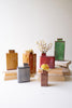 Set of 6 Painted Metal Vases - One Each – image 4