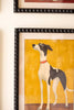 Set of 4 Framed Hound Prints Under Glass – image 3
