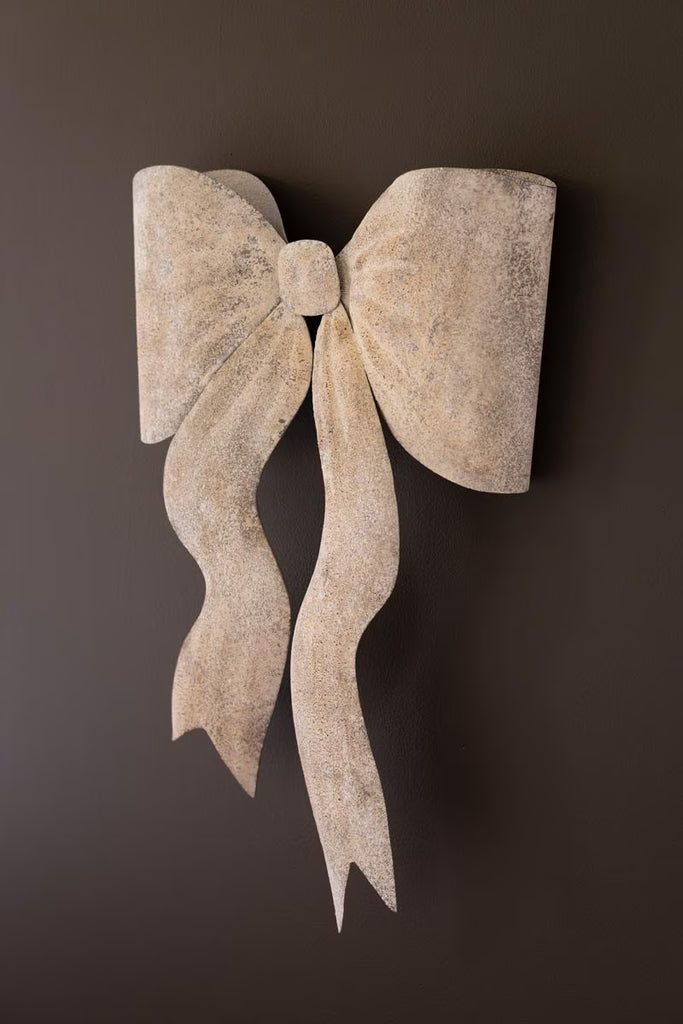 Rustic Metal Christmas Bow Door Hanger – image 3