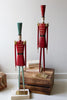 Set of 2 Painted Metal Christmas Soldiers – image 2