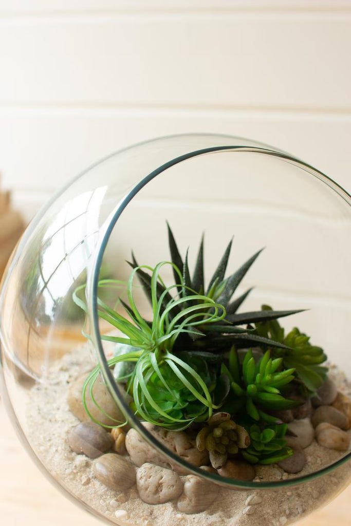 Set of 2 Round Glass Store Display – image 2