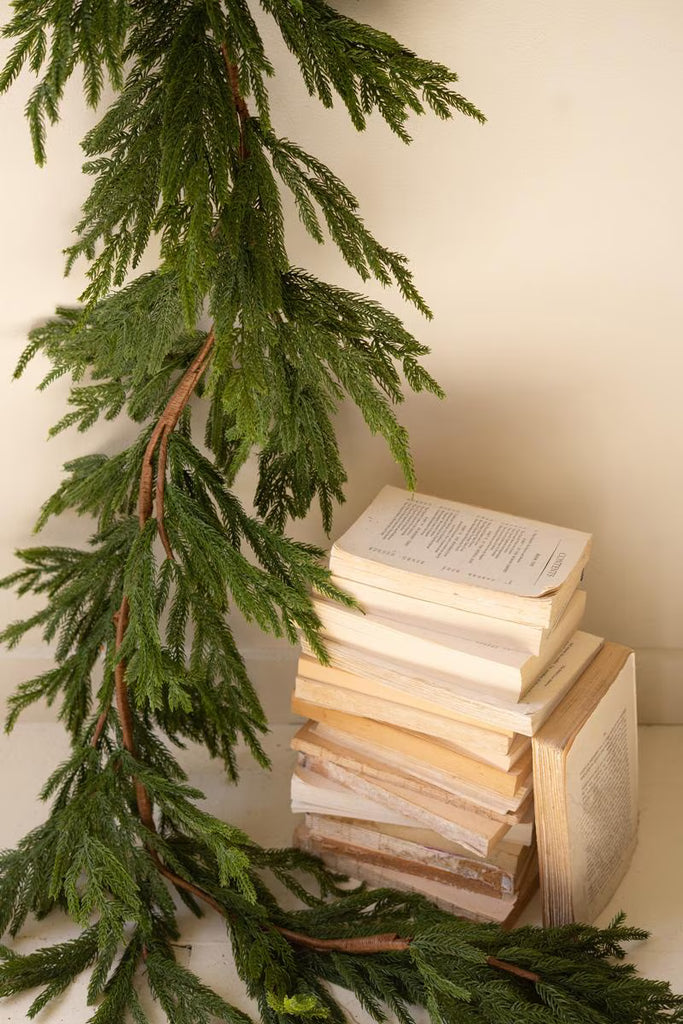 Set of 2 Faux Fir Garland – image 3