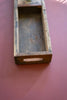 RECYCLED WOODEN TRAY WITH FOUR CANDLE HOLDERS — Kalalou NMCC1366