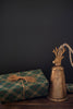 Set of 3 Antique Gold Metal Christmas Bells with Deer Finials - view 3