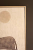 Framed Painting Two Horses with Sun – image 4