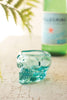 Set of 6 Recycled Clear Shot Glass - Skull – image 1