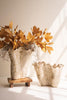 Set of 2 Ceramic Rustic Edge Vases – image 1
