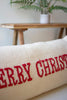 Merry Christmas Hand Hooked Pillow – image 2