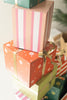 Giant Painted Metal Christmas Sleigh with Presents – image 5