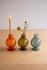 Set of 3 Glass Ball Taper Candle Holders - One Each Color – image 3