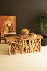Repuropsed Teakwood Branches Rectangle Coffee Table – image 1