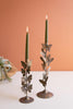 Set of 2 Butterflies Taper Candle Holders - image 7