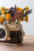 CERAMIC CAMERA PLANTER (MIN 2) — Kalalou CDV2297K