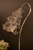 Rustic Metal Table Lamp - Flower – image 2