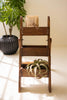 Three Tiered Wooden Brick Mold Display Stand – image 5