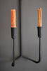 FORGED IRON DOUBLE TAPER WALL SCONCE — Kalalou NELE1004