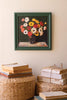 Green Framed Still Life Painting – image 1