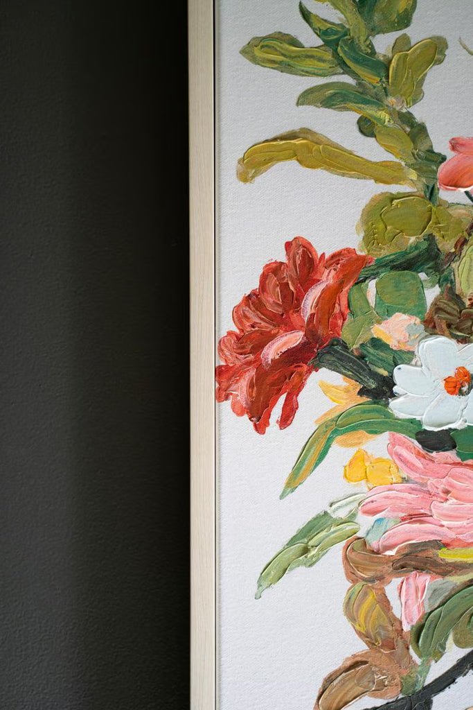 Framed Acrylic Painting - Floral – image 2