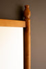 Wood Framed Mirror with Finials – image 2