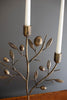 Antique Brass Fruit Tree Taper Candelabra - image 2