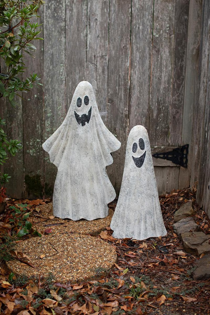 Set of 2 Painted Metal Ghosts – image 2