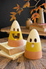 SET OF TWO CANDY CORN LANTERNS (MIN 2) — Kalalou H4406K