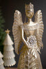 Large Table Top Metal Christmas Angel - 39"t – image 2