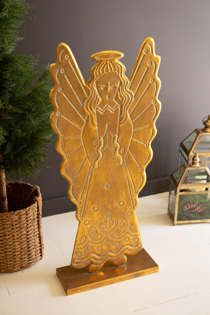 Antique Gold Angel - view 3