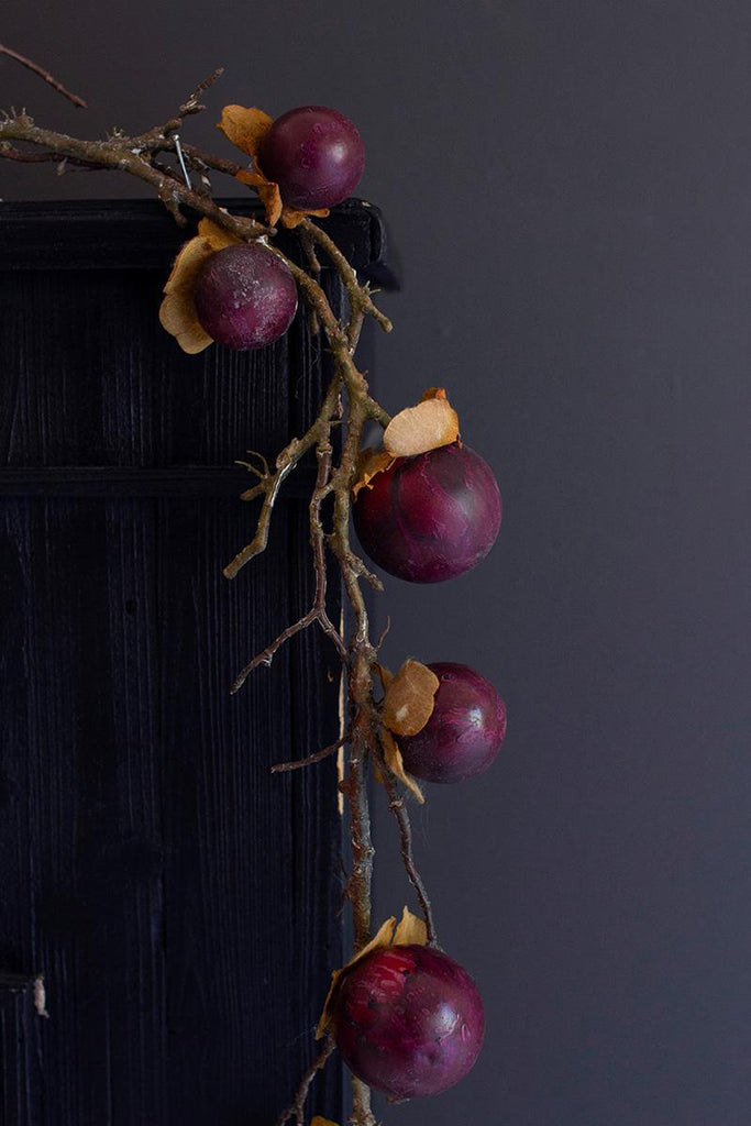 PURPLE BOTANICA GARLAND- SET OF SIX — Kalalou CSL2746