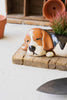 CERAMIC BEAGLE PLANTER (MIN 2) — Kalalou CDV2140K