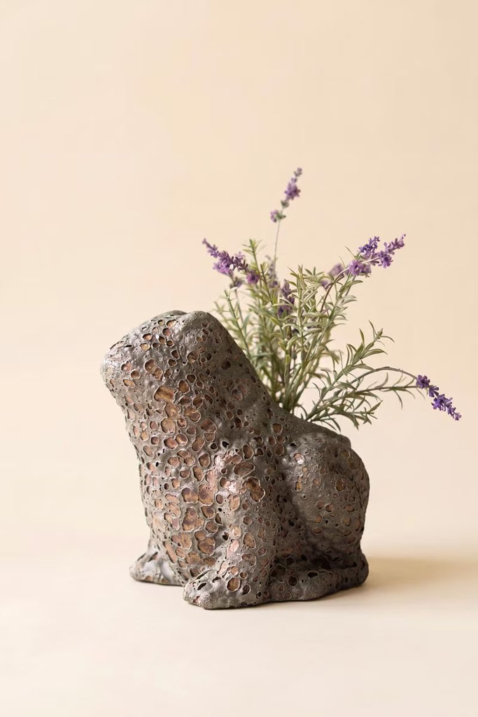 Terracotta Frog Planter with Rustic Glaze - image 4