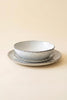 Set of 6 Set 3 Antique Grey Ceramic Dinner Salad and Bowl – image 4