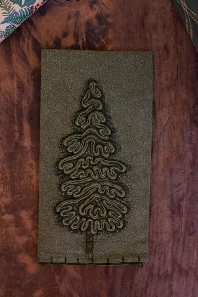 Set of 3 Christmas Tree Kitchen Towels - image 8