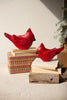 Set of 2 Painted Metal Christmas Cardinals - view 4