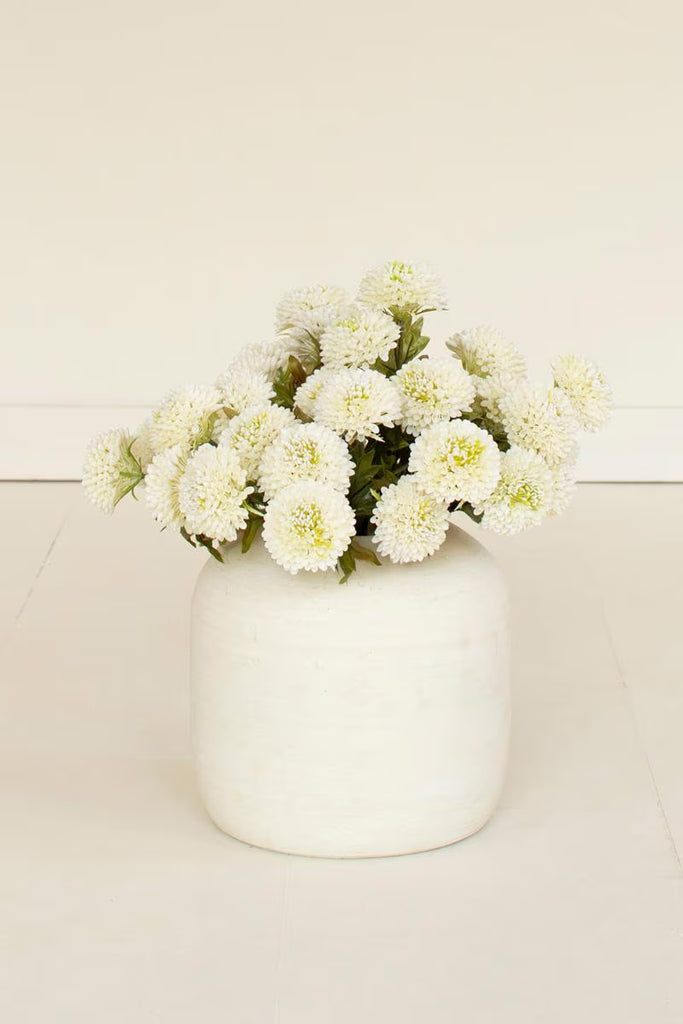 Set of 6 Bundle of Seven Artificial Dalhias - White – image 1
