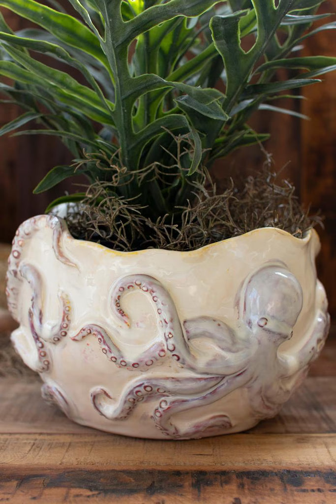 Ceramic Octopus Vase – image 4