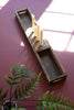 RECYCLED WOODEN TRAY WITH FOUR CANDLE HOLDERS — Kalalou NMCC1366
