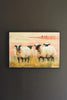 Framed Sheep Painting