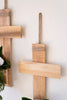 Recycled Pine Cross Wall Planter (Set of 2)