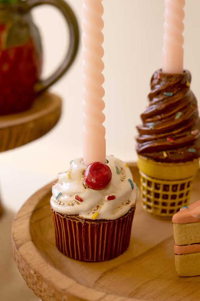 Set of 3 Dessert Ceramic Taper Holders