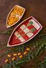 Set of 2 Ceramic Boat Platters