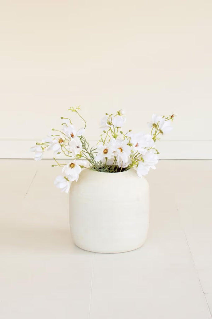 Artificial White Cosmos Spray (Set of 6)